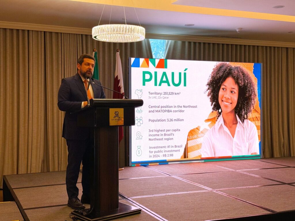 Investe Piauí integra missão internacional no Catar e articula oportunidades de investimentos para o Estado