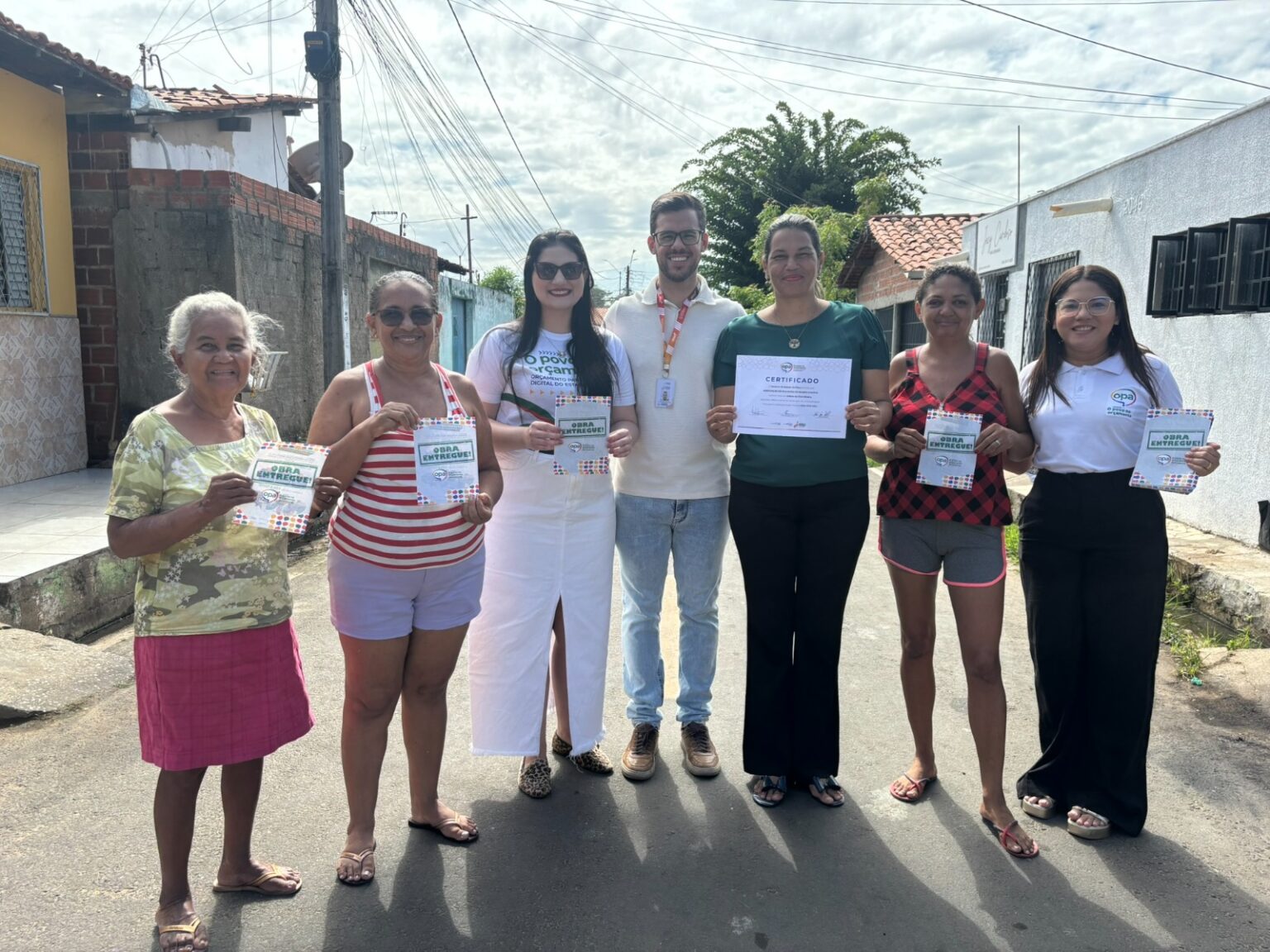 OPA leva asfalto e dignidade às comunidades do Conjunto Murilo Resende e Vila Ferroviária, em Teresina