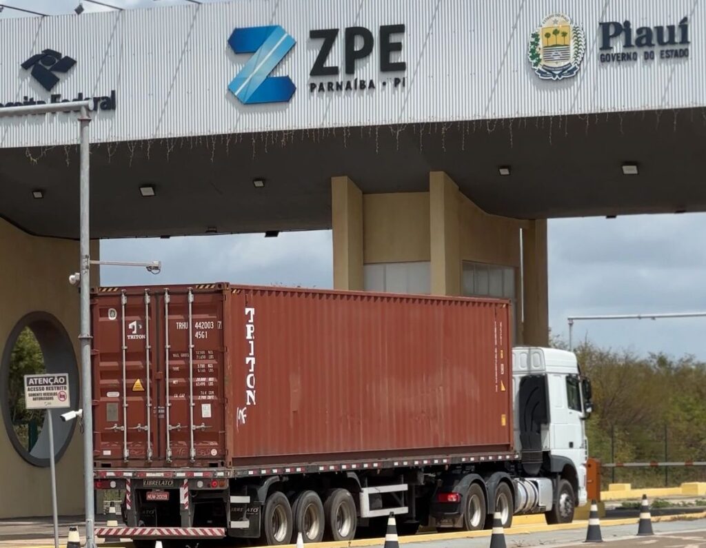 Exportações da ZPE Piauí atingem recorde de mil toneladas entre janeiro e agosto de 2025