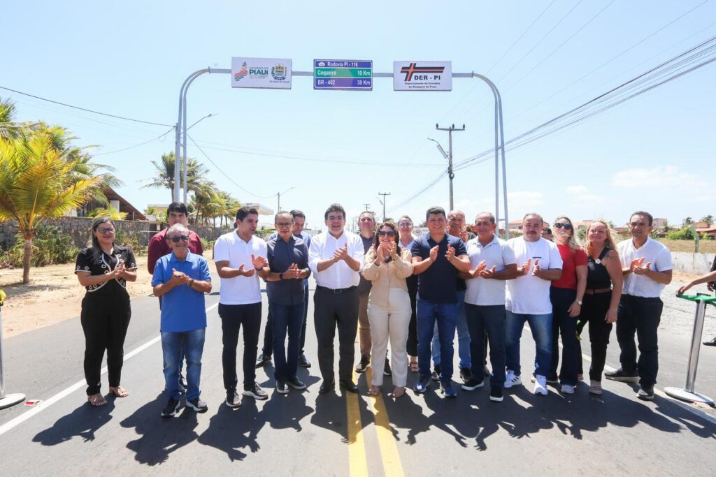 Com investimento de R$ 3,5 milhões, Rafael Fonteles inaugura alargamento da PI-116 em Luís Correia