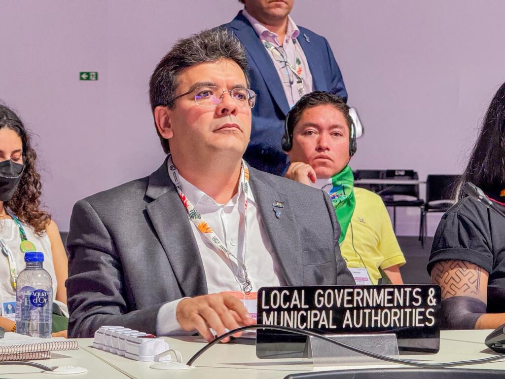 COP30: Rafael Fonteles defende protagonismo dos governos locais nas políticas de enfrentamento às mudanças climáticas