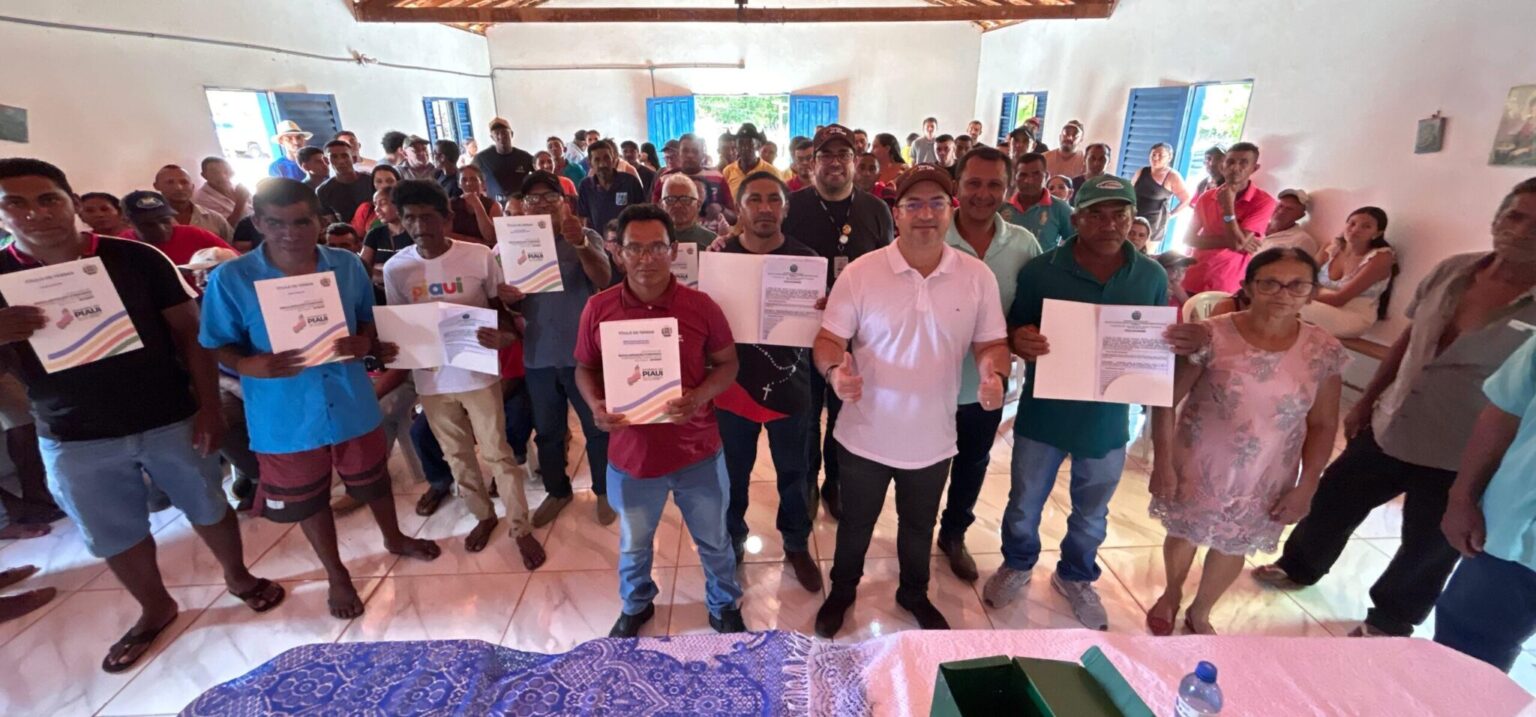 Interpi garante segurança jurídica a 270 moradores da comunidade Viana, em Bom Jesus