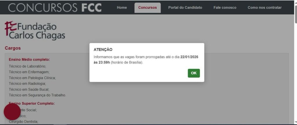 FAKE: Sesapi alerta sobre site falso que divulga prorrogação indevida de inscrições do concurso do órgão