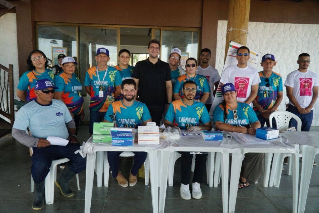 Sesapi vistoria ponto de testagem e acompanha ações educativas do Programa Vida no Trânsito no litoral