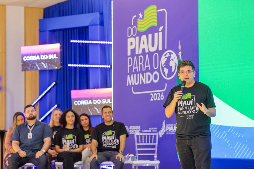 Do Piauí Para o Mundo 2026: Rafael Fonteles dobra o número de vagas do intercâmbio e inclui estudantes do ensino superior