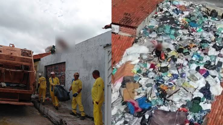 Casa é limpa após acúmulo de lixo no telhado chamar atenção em Teresina